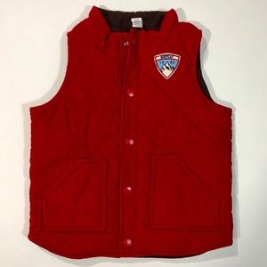 Baby Gap Reversible Red/Brown Vest 18-24 Mos